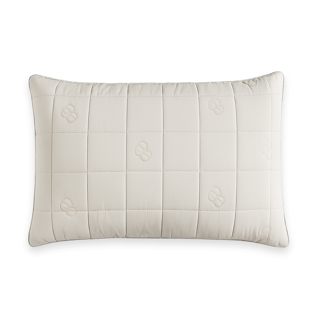 Pamuklu Yastık Doğal Yumuşaklık ve Alerji Dostu, Nefes Alabilir, Yıkanabilir Kılıflı Yastık