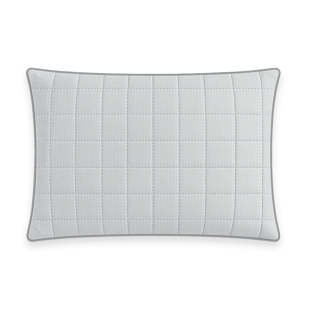 AntiStress Yastık Rahatlatıcı Visco Kapitoneli Klimalı Yastık, Yıkanabilir Fermuarlı Kılıf