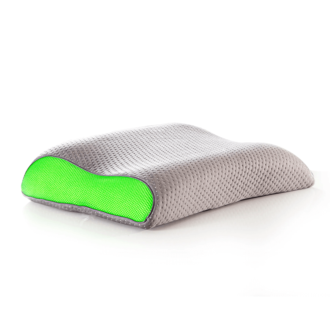 Carbon Visco Çift Boyun Destekli Yastık – 2 Taraflı Yükseklik, Boyun ve Omurga Desteği, Carbon Serisi Teknolojisi CarbonAir OrthoCool