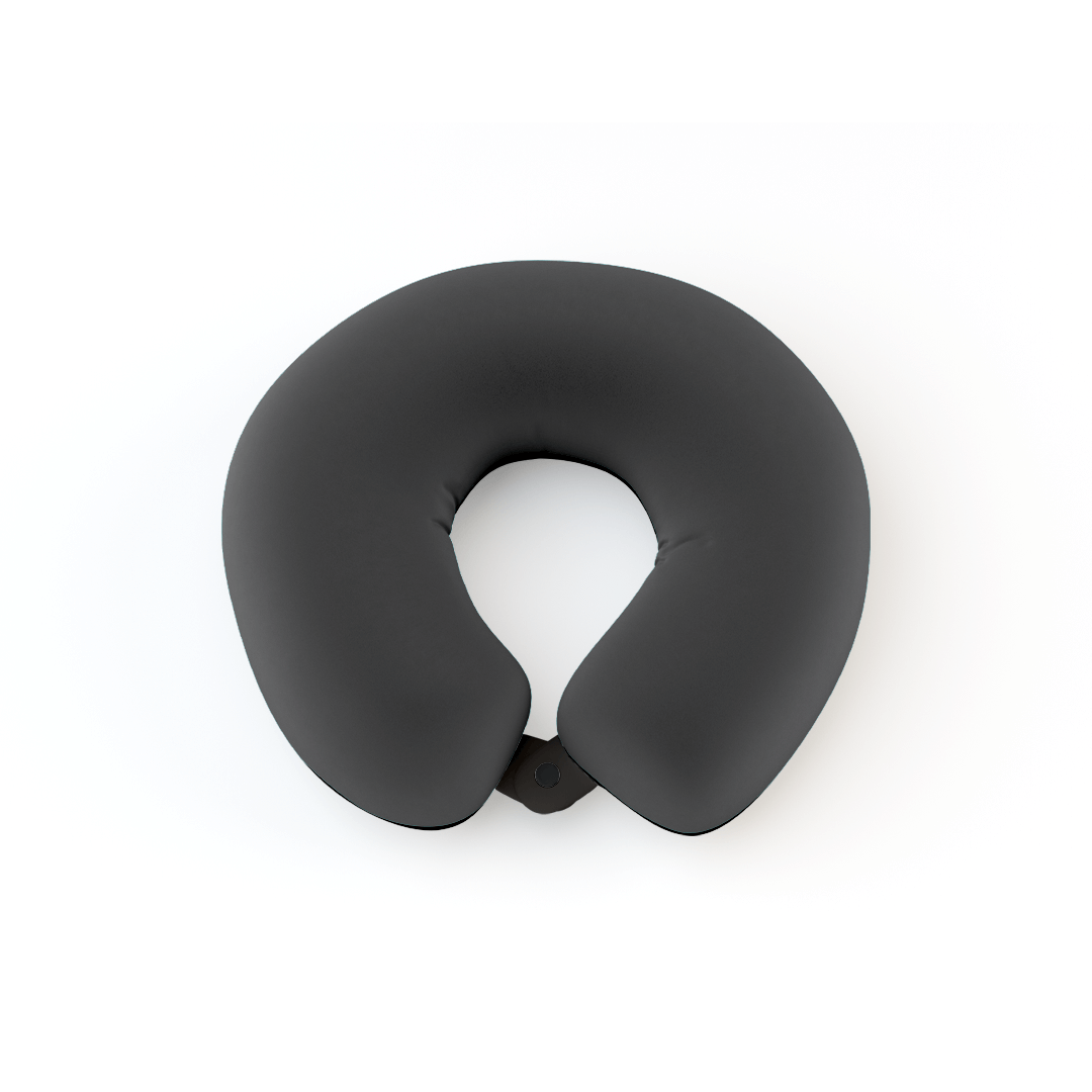 Visco Seyahat Yastığı Gri Ergonomik Boyun Desteği, Hafıza Köpüğü Teknolojisi ile Konforlu Seyahat