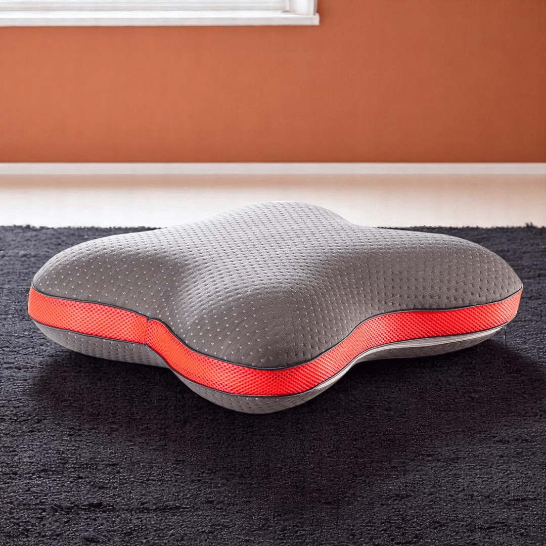 Carbon Visco Kelebek Yastık Carbon Serisi – Boyun ve Omuz Desteği, Hava Sirkülasyonu Sağlayan Alerji Dostu Tasarım