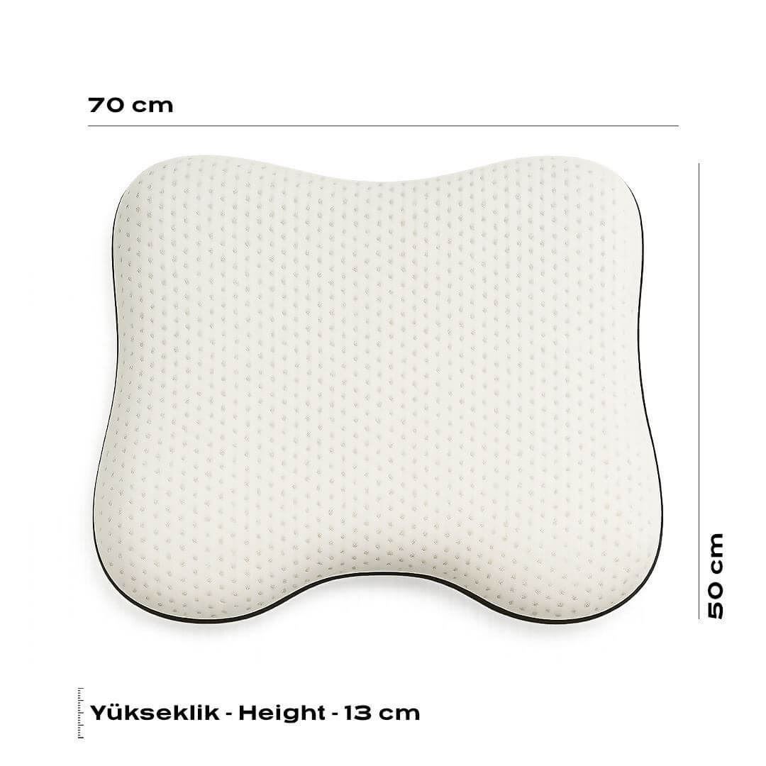 Pro Visco Horlama Azaltıcı Yastık  Boyun ve Baş Desteği, Uyku Apnesi ve Horlamayı Azaltmaya Yardımcı Ergonomik Tasarım ProSleep AirGuard