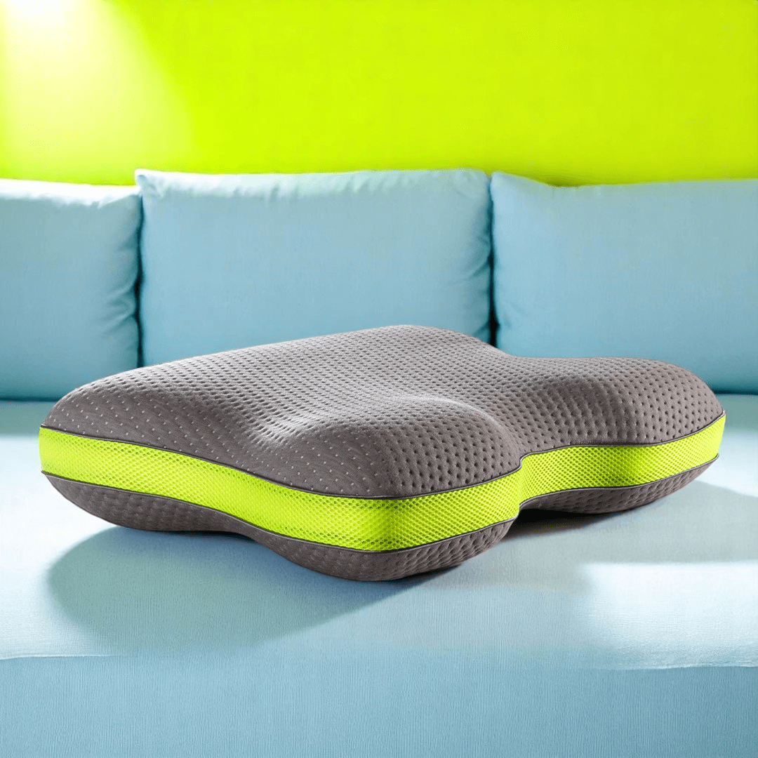 Carbon Visco Horlama Azaltıcı Yastık Boyun ve Baş Desteği, Uyku Apnesi ve Horlamayı Azaltmaya Yardımcı Carbon Serisi Tasarım CarbonSleep AirGuard