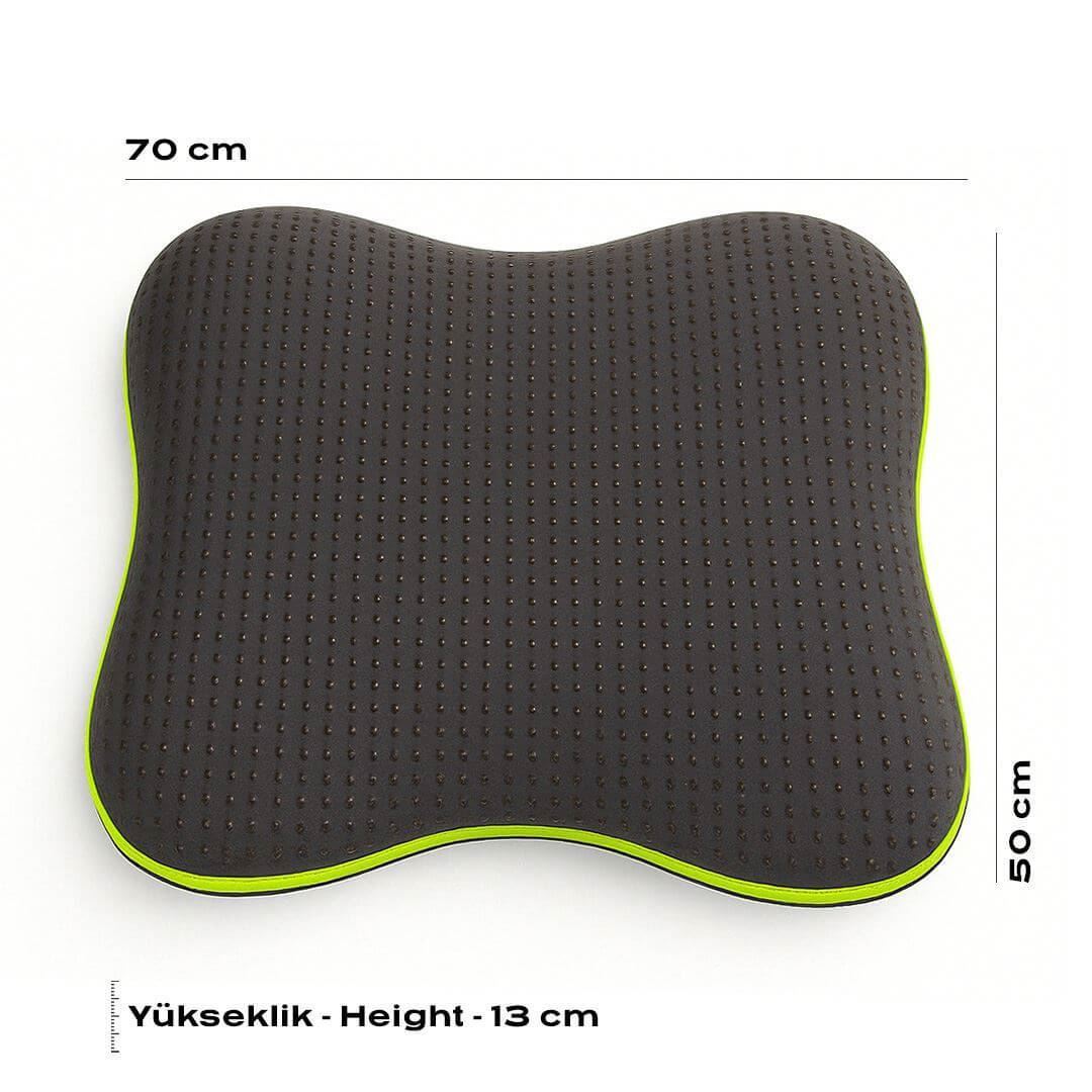 Carbon Visco Horlama Azaltıcı Yastık Boyun ve Baş Desteği, Uyku Apnesi ve Horlamayı Azaltmaya Yardımcı Carbon Serisi Tasarım CarbonSleep AirGuard