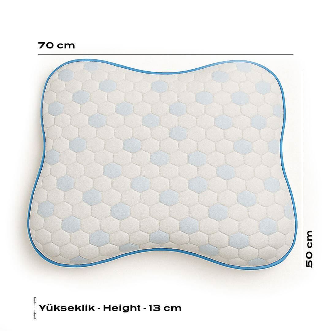 Cooler Visco Horlama Azaltıcı Yastık Serinletici Etki, Boyun ve Baş Desteği, Uyku Apnesi ve Horlamayı Azaltmaya Yardımcı CoolerSleep AirGuard Serisi