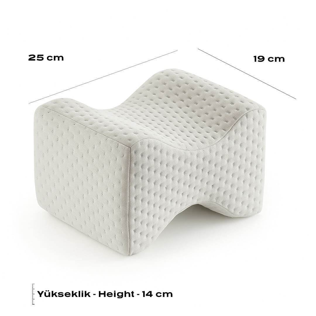 Visco Diz Destek Yastığı Bacak ve Diz Desteği, Ergonomik Tasarım ile Konforlu Dinlenme